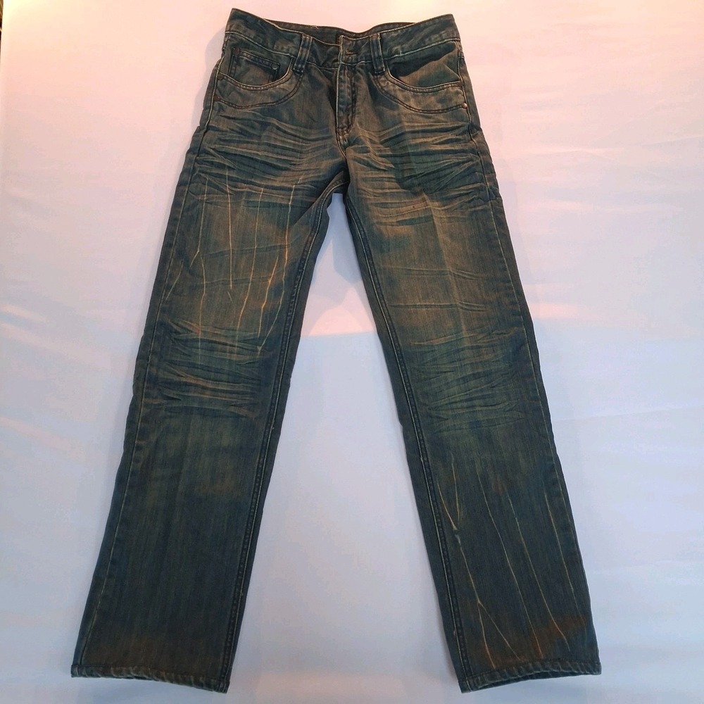 Energie Italian fashion Y2K-era heavily distressed denim Men's Jeans 31/31